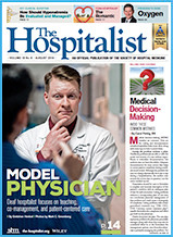 Screen Shot of "The Hospitalist" magazine